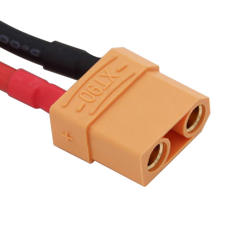 OliYin 3pcs Male T Plug to Female XT90 Connector Converter Adapter with 12awg 1.96inch Wire(Pack of 3) - Image 5